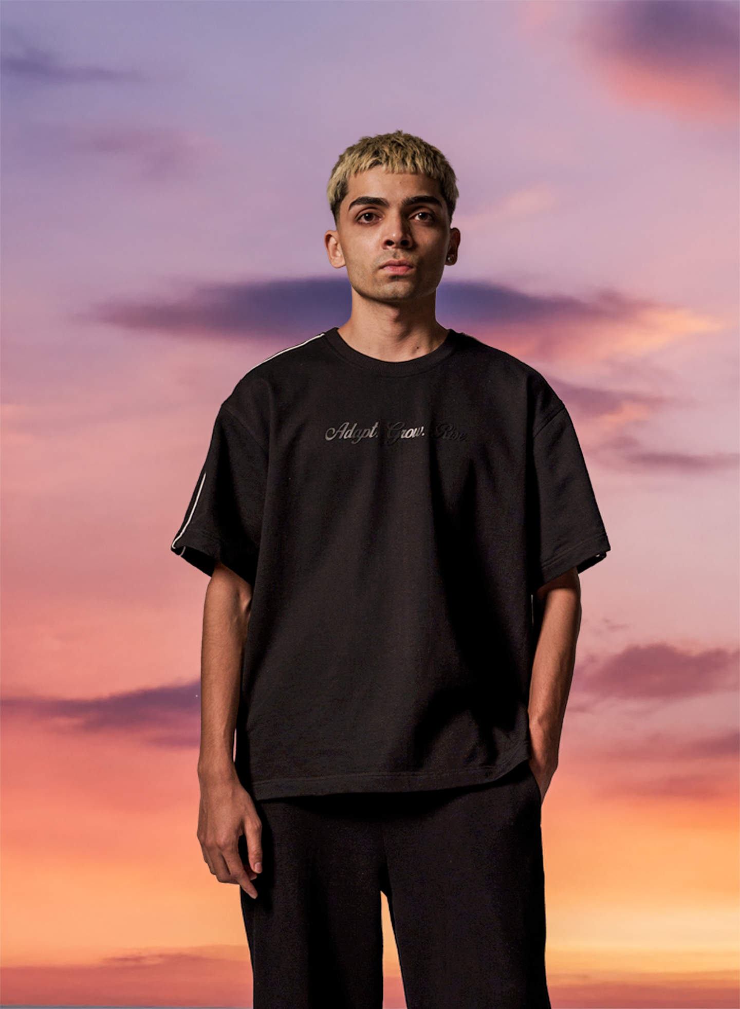 Keep Evolving Canvas Oversized Unisex T-Shirt